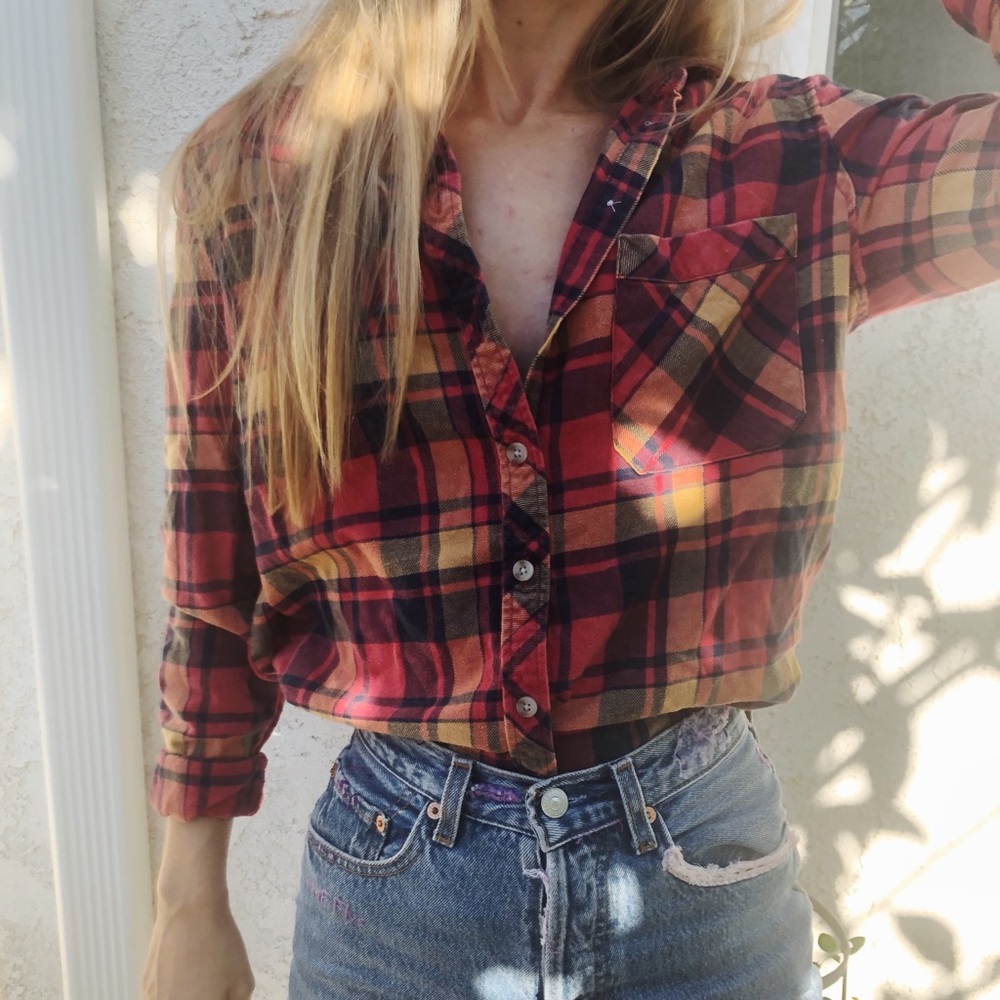 Fall colored flannel